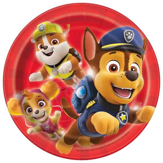 7" PAW Patrol™ Paper Plates, 8ct,